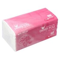 Gói 250 tờ khăn giấy lụa Bless You À La Vie không mùi 2 lớp