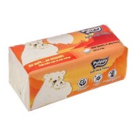 Gói 250 tờ khăn giấy rút Pulppy Polar Bear không mùi 2 lớp
