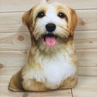 Gối 3d chó ngồi 55cm