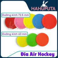 Gói 4 đĩa phụ kiện trò chơi game đánh đĩa thổi hơi (Air Hockey pucks ) đường kính 72.5mm / 63mm
