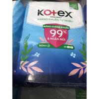 (Gói 40 Miếng Loại Nhỏ 15cm Không Cánh ) - Combo 4 Gói Kotex Hàng Ngày Kháng Khuẩn - HSD luôn mới
