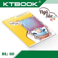 Gói 5 cuốn Tập Học Sinh 200 trang 4 ô ly KTBOOK Cao Cấp Giá Rẻ Ngũ Sắc giấy trắng ĐL 60 gsm - 200 trang