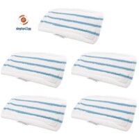 Gói 5 miếng đệm sợi nhỏ có thể giặt được cho vỏ thay thế cây lau nhà hơi nước Tương thích với FSM1616, FSM1630