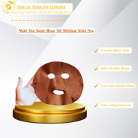 Gói 50 Miếng Mặt Nạ Ngũ Hoa Hạt Mầm Rong Biển Đắp Trắng Da Dùng Cá Nhân Spa Thẩm Mỹ Viện