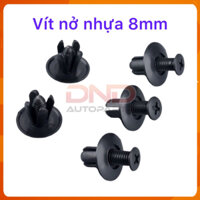 Gói 500 chiếc vít nhựa, chốt nở nhựa 8mm  - Future Autoparts