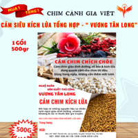 (Gói 500g ) Cám Chim Chích Chòe giàu dinh dưỡng Vỗ béo & Kích lửa “ VƯƠNG TÂN LONG”