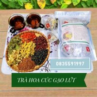Gói 500gram 20 túi lọc trà Hoa Cúc, Gạo Lứt, Đậu Đen, Đậu Đỏ, Hoa Nhài, Kỷ Tử, Cỏ Ngọt