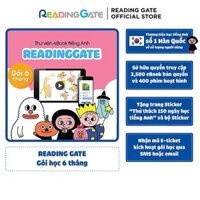 Gói 6 Tháng Sử Dụng Phần Mềm Học Tiếng Anh Reading Gate Cho Trẻ Em qua Ebook và Movie Book