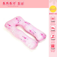 Gối Bà Bầu Chữ U Bella Babysu - Vải Cotton Hàn Quốc, Bông 3D - Baby Su