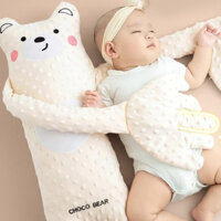 Gối bàn tay CHOCO BEAR chống giật mình ru bé ngủ dễ dàng với điều khiển từ xa với 3 chế độ nhanh chậm