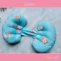 Gối bầu cánh tiên Gobaba vải cotton lụa Hàn Quốc, ruột bông gòn mềm mại