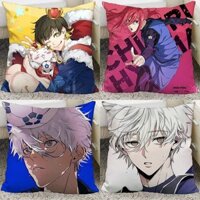 Gối BLUE LOCK Isagi Yoichi Bachira Meguru Kunigami Rensuke Chigiri Hyoma BLUE Prison Anime Ngoại Vi Gối Clean World One Bee Le Huiqian Leopard Ma Nana Chengshiro Gối Tùy Chỉnh Hai Mặt