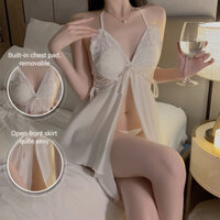 Gợi Cảm backless seduction Lưới Phối Cảnh Quần Lót Bướm backless camisole Bộ Đồ Ngủ