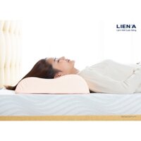 Gối cao su Liên Á Contour ( gợn sóng ) , 100% Cao su thiên nhiên.  CHÍNH HÃNG, CAO CẤP.