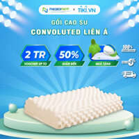 Gối Cao Su Liên Á Massage Convoluted LAGM3860 38 x 60 x 12 cm - Trắng Giao mẫu ngẫu nhiên