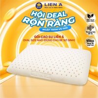 Gối cao su Liên á oval size nhỏ 17x35x2 ( dùng cho bé sơ sinh)