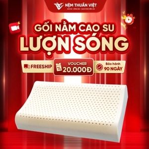 Gối cao su lượn sóng Thuần Việt