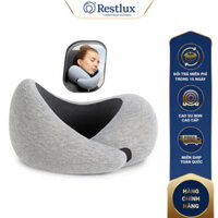 Gối Cao Su Non Cao Cấp RESTLUX RGC06 Kê Cổ Chữ U Công Thái Học Chất Liệu Vỏ Polyesster Có Túi Đựng
