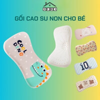 Gối cao su non cho bé gối công thái học thiết kế gối lõm chống méo đầu có thể điều chỉnh độ cao gối - Suha Office