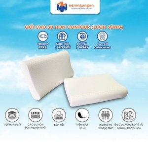 Gối cao su non Contour