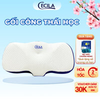 Gối cao su non người lớn CECILA Gối Nệm Y Tế giảm đau nhức mỏi vai gáy, hỗ trợ ngủ ngon, ngủ tốt, chống ngáy.