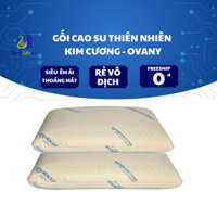 Gối cao su thiên nhiên 100% Kim Cương Ovany
