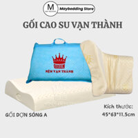 Gối Cao Su VẠN THÀNH [Gối Dợn Sóng A] - Hàng Chính Hãng Công Ty, Cao su Thiên Nhiên