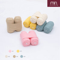 Gối Chặn Cho Bé Sơ Sinh Anminaza Bông Microfibe Mềm Mại,Vải Sợi Tre Lành Tính (25x50cm) - Hàng Chính Hãng APK0018