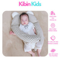 Gối chặn chữ U kiêm gối chống giật mình và gối chống méo đầu cho bé (Gối đa năng cho bé) KIBIN KISD