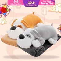 Gối Chăn Mền Văn Phòng Chó Ngủ Mềm Mại Cao Cấp TheTeddy