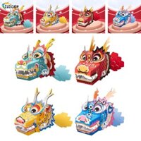 Gói Chất Liệu Làm Đầu Rồng Trẻ Em Thủ Công Nghệ Thuật Thủ Công Sáng Tạo DIY Đầu Rồng Đồ Chơi Cho Kỳ Nghỉ Năm Mới
