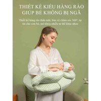 Gối cho bé bú mẹ đa năng kèm đai và gối, gối chữ C chống trào ngược cho bé, giúp mẹ đỡ mỏi tay, lưng và cổ