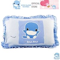 Gối cho bé KU.KU Duckbill  từ 8 tháng tuổi ruột bông và hạt mút cao cấp thoáng khí 22x35x5cm ku2002