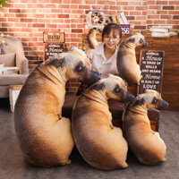 Gối chó mô phỏng 3d Đồ chơi sang trọng Búp bê chó