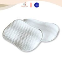 Gối chống bẹt đầu Elava cho bé sơ sinh 35x22x1cm, gối nằm trẻ em silicone thoáng khí - Monnie Kids
