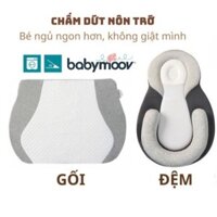 Gối chống trào ngược Babymoov và đệm ngủ đúng tư thế cho bé giúp bé ngủ ngoan Manny