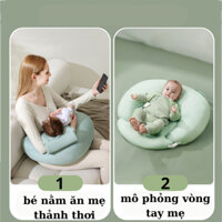 Gối chống trào ngươc chính hãng LOVE BABY 3 trong 1 vừa gối cho be sti vừa lm gối nằm