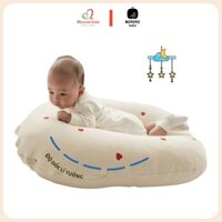 Gối chống trào ngược cho bé Rototo Bebe chữ C 70x70cm, gối chống trào cho trẻ sơ sinh - Monnie Kids