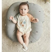 Gối chống trào ngược cho bé Rototo Bebe vải Ripple nhăn