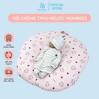 Gối chống trào ngược cho em bé cotton Mombees