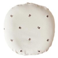 Gối chống trào ngược ROTOTO BEBE Airmesh gỗ sồi nguyên khối (Kem,Nơ gấu/Poodle, Giao mẫu ngẫu nhiên)