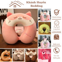 Gối Chữ U Cao Su Non kê cổ, chống đau mỏi vai gáy dùng cho văn phòng du lịch hoặc làm quà tặng được chọn mẫu