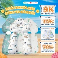 Gối Chữ U Cho Bé Sơ Sinh BAFABY Gối Chống Giật Mình Chống Bẹp Đầu Có Dây Rút Điều Chỉnh - 305