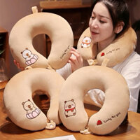 Gối Chữ U, Gối Kê cổ Capybara Chống Đau Mỏi Vai gáy