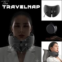 Gối chữ U, gối kê cổ, gối du lịch, gối công thái học giảm mỏi vai gáy, cao su non cao cấp TravelNap