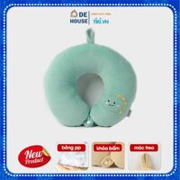 Gối Chữ U Văn Phòng, Gối Tưa Cổ Đi Máy Bay, Gối Kê Cổ Du Lịch, Gối Tựa Đầu Ô Tô Cao Cấp - xanh