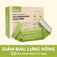 Gối chườm nóng thảo dược đa năng cho vùng cổ, lưng bụng, đầu gối, giảm nhức mỏi, thư giãn, gối ngủ ngon dùng lò vi sóng làm nóng - Hapaku - Túi chườm lưng vi sóng