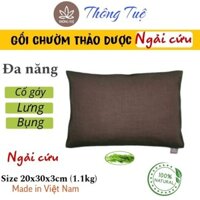 Gối Chườm Thảo Dược NGẢI CỨU - Túi Chườm Đa Năng Giảm Đau Cổ Gáy