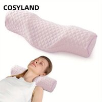 Gối cổ chỉnh hình cổ tử cung COSYLAND, Gối mát xa đầu khó chịu thoáng khí, Gối hồi phục chậm có thể giặt được bằng bọt nhớ cho gia đình