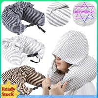 Gối cổ có mũ trùm đầu Gối cổ đa chức năng cho máy bay chuyến bay dài